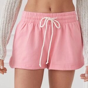 URBAN OUTFITTERS Out From Under Ellie Sweatshorts Shorts Pink Size Small